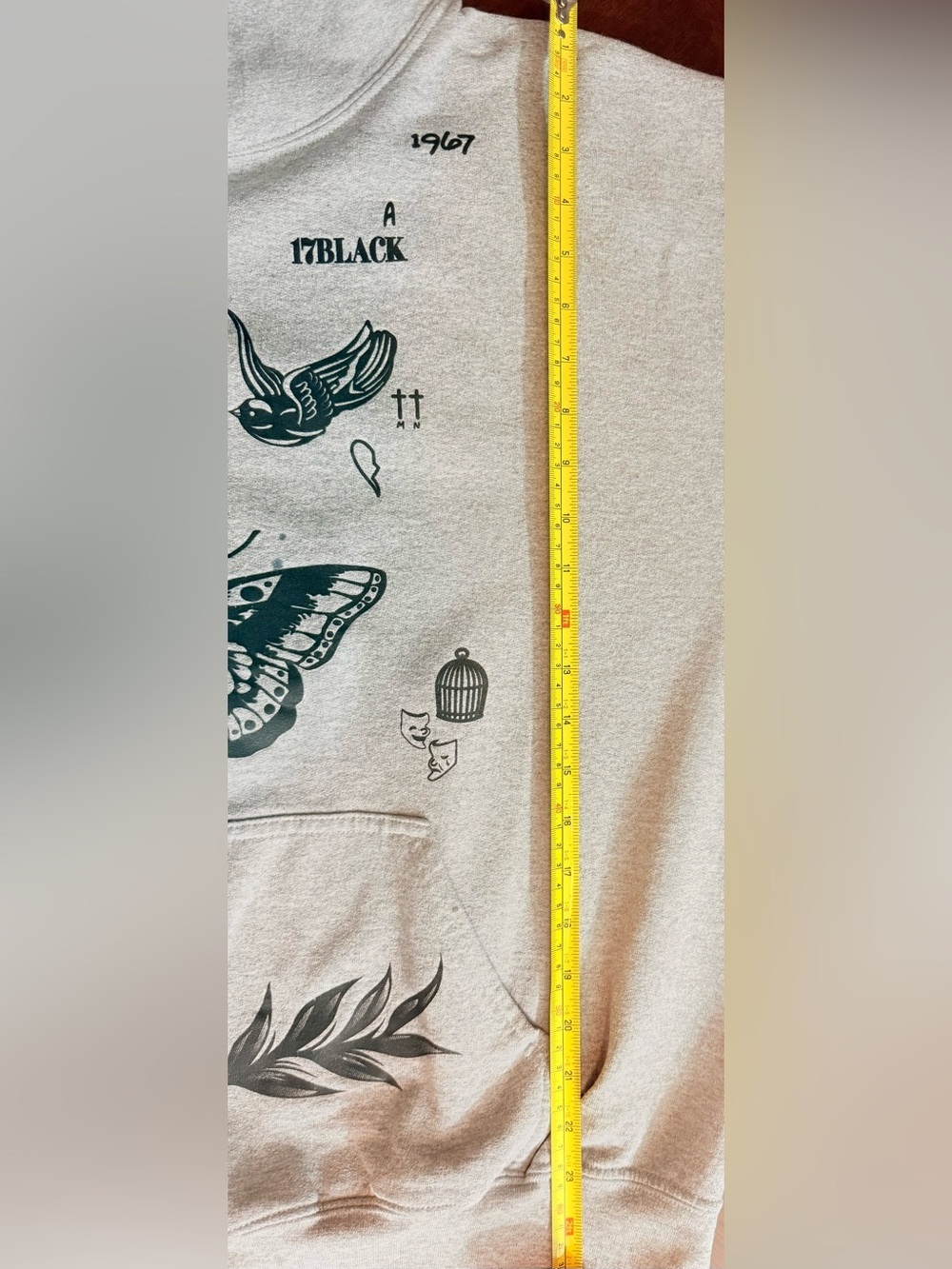 Light Gray Pullover Sweatshirt - Picture 6 of 16